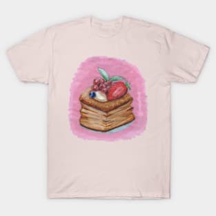 Yummy Pancakes with Berries T-Shirt